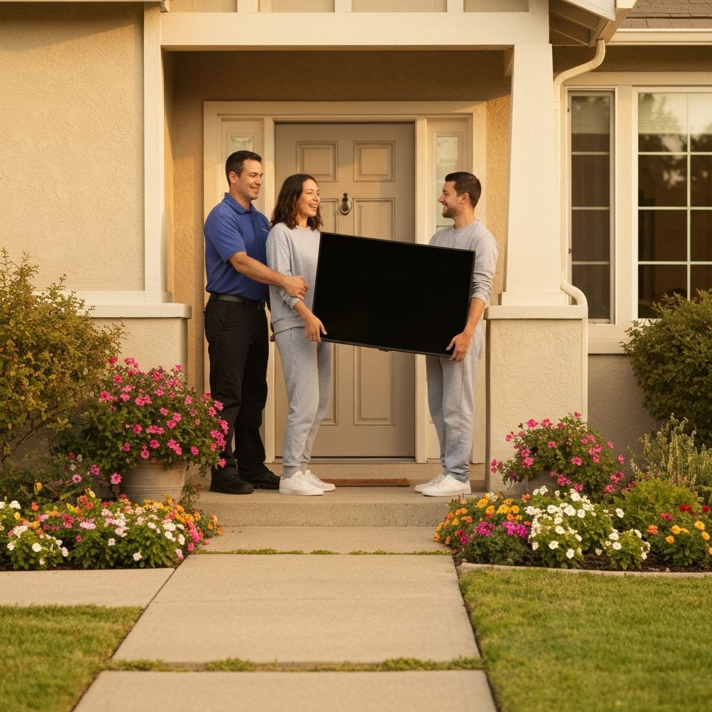 TV delivery in Columbus - Haulky P2P