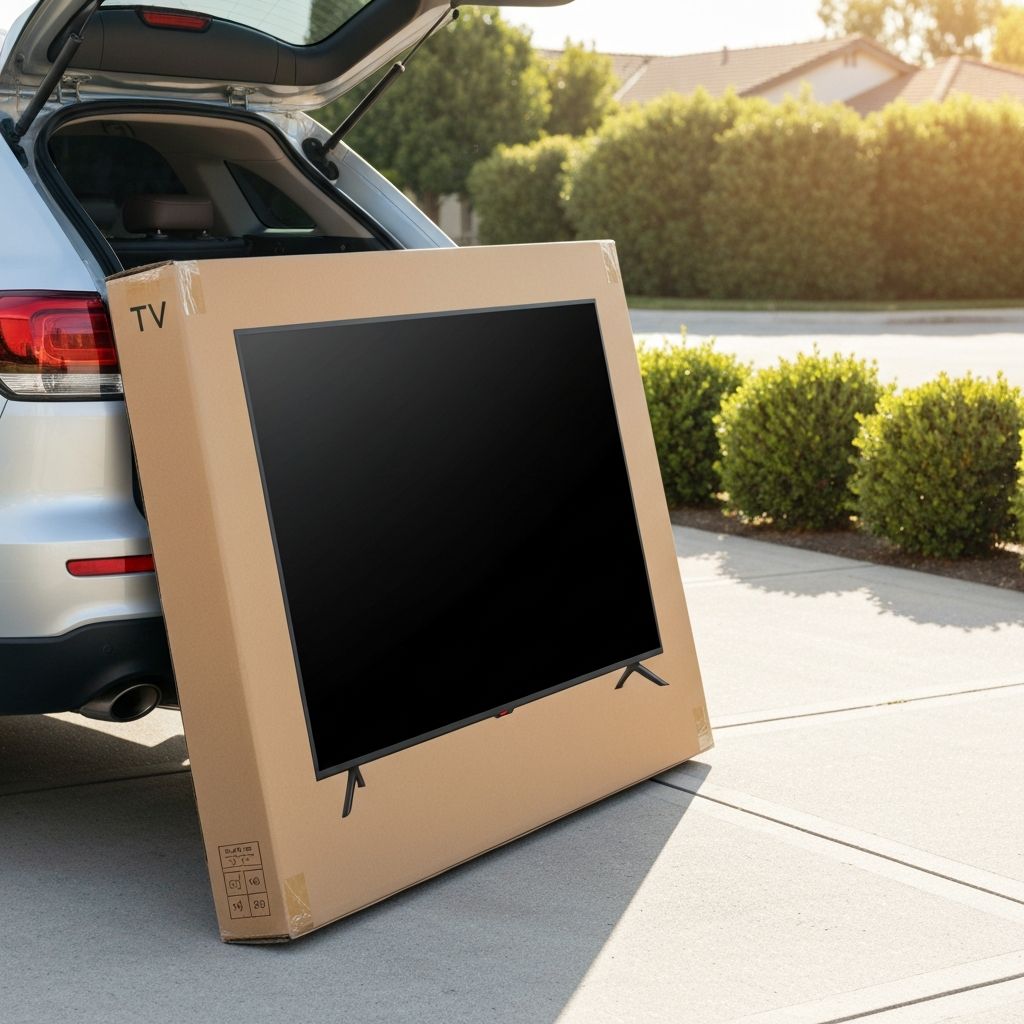 65" TV from Best Buy - Haulky P2P delivery in Jacksonville